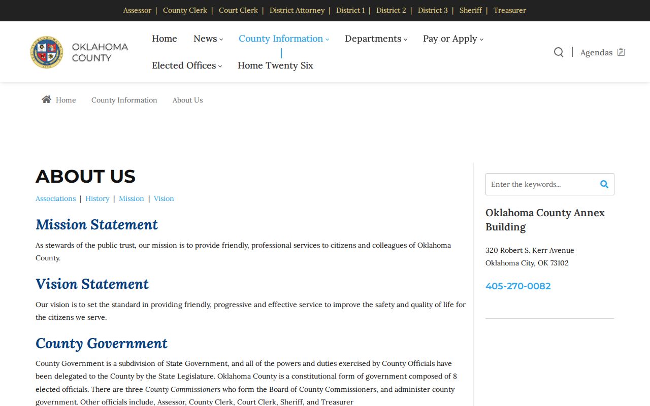 Oklahoma County courthouse and jail history for active warrant records context